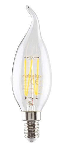Filament LED žárovka E14 2700k 4,2W teplá bílá Rabalux - 1593 - 1