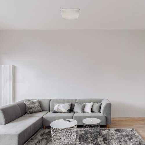 Lucas | Čtvercové bílé stropní LED svítidlo - 3074 e - 3