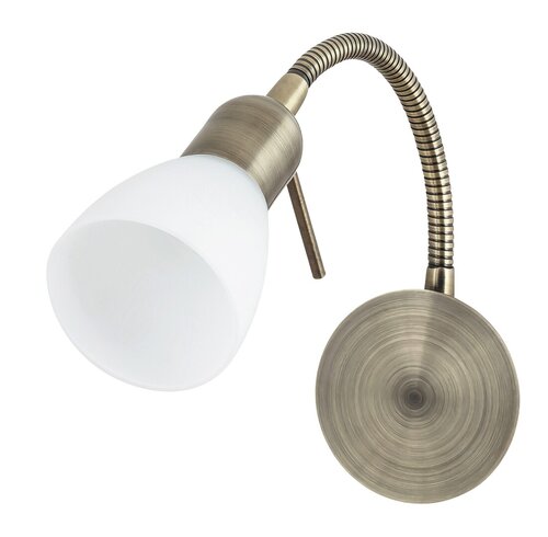 Soma | Nástěnné bodové svítidlo v bronzové barvě na jednu žárovku | E14 - 6320 1 - 1