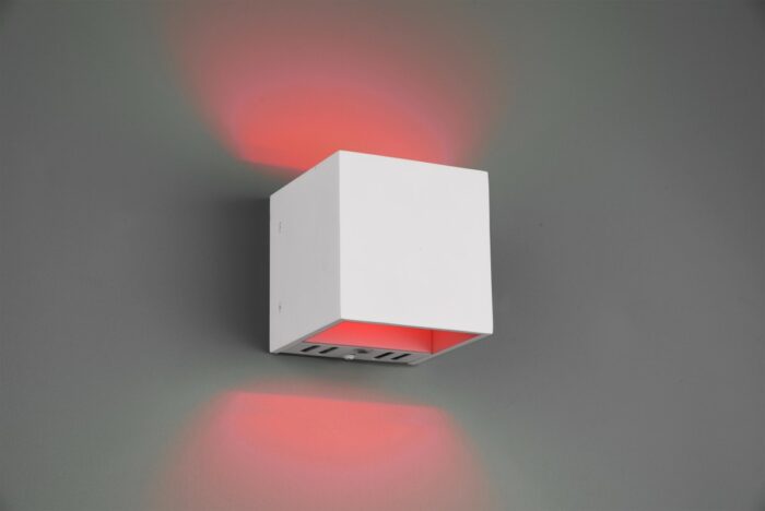 Trio 253310131 LED inteligentní nástěnné svítidlo Figo | 450lm | IP20 | RGB | Stmívatelné |Nastavení teploty osvětlení | WiZ, | Bílá - 253310131 1 - 4
