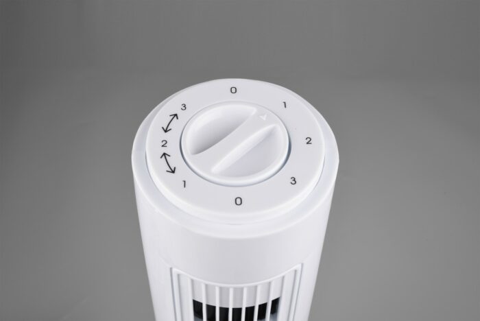 Trio R032-01 stojanový otočný ventilátor Malmo - stavitelný, bílá barva - R032 01 1 - 3