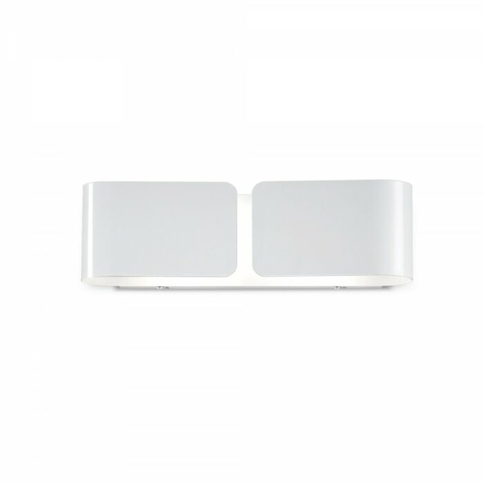 Ideal lux Clip Mini AP2 014166 2x60W E27 - ideal lux 014166 nastenne svitidlo clip mini small bianco 2x60w e27 - 1