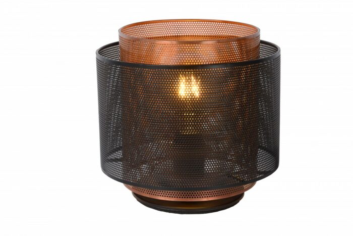 Lucide 02504/01/30 stolní lampicka Orrin 1x60W | E27 - černá, kov, vypínač na kabelu - 02504 01 30 - 1