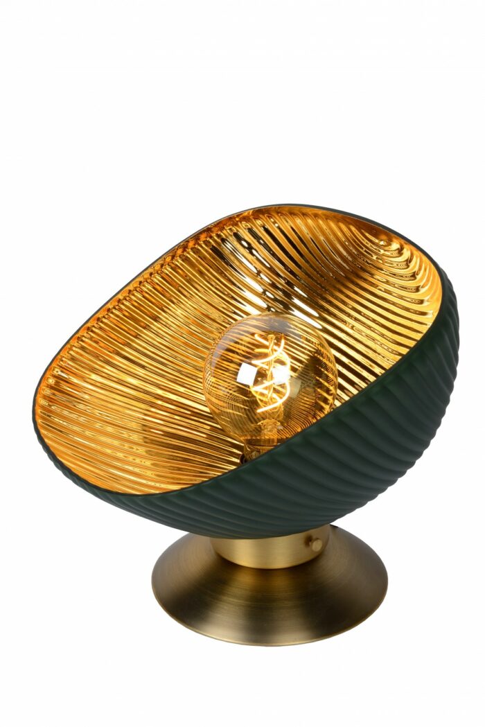 Lucide 03526/01/33 stolní lampička Extravaganza Goblett 1x40W | E27 - zelená, vypínač na kabelu - 03526 01 33 - 1