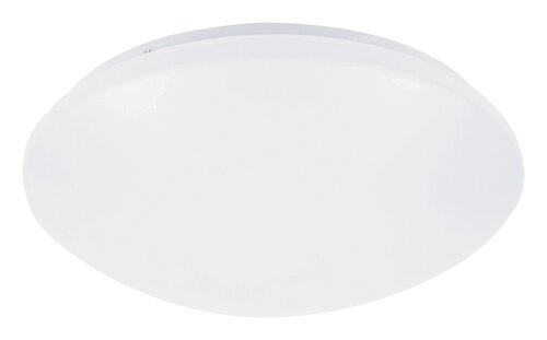 Lucas | Kulaté bílé stropní LED svítidlo s pohybovým senzorem | 26,5 cm | IP44 - 71132 1 - 1