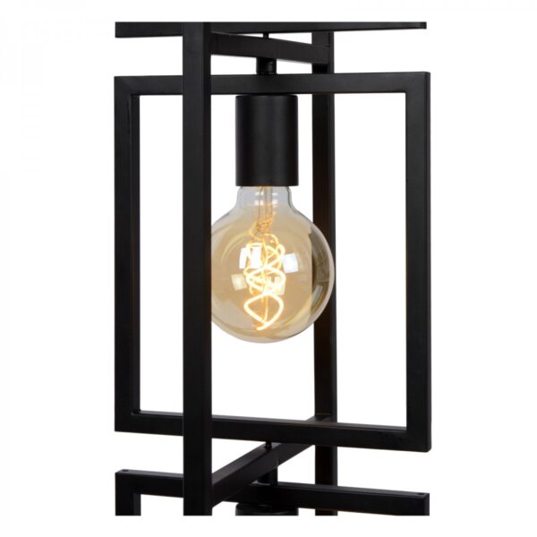 Lucide 00726/03/30 Stojací lampa | E27 | Černá