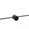 Lucide 12201/60/30 Mizar LED nástěnní svítidlo | Teplá bílá | 6W | Černá