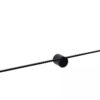Lucide 12201/90/30 Mizar LED nástěnní svítidlo | Teplá bílá | 10W | Černá