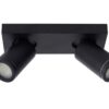Lucide 09930/10/30 LED bodové svítidlo | Teplá bílá | 2x5W | Černá