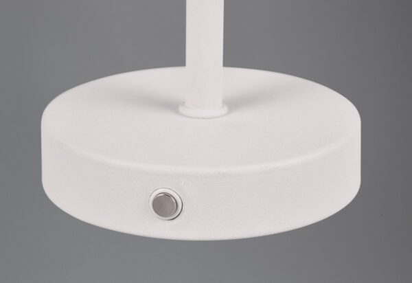 Trio R59151131 Jeff LED Dotyková stolní lampa | Teplá bílá | 15W | Bílá