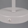Trio R59151177 Jeff LED Dotyková stolní lampa | Teplá bílá | 15W | Šedá