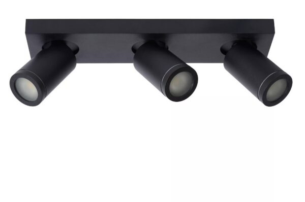 Lucide 09930/15/30 LED bodové svítidlo | Teplá bílá | 3x5W | Černá | 2