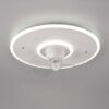 Trio R64133131 LED ventilátor Nybro 1x30W | 3500lm | 2700-6500K | IP20 - WIZ technologie, oscilační funkce, 3 rychlostní stupně, integrovaný stmívač, nastavitelná barva světla, funkce paměti, funkce nočního světla, ovládání dálkovým ovladačem, časový spín