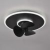 Trio R64133132 LED ventilátor Nybro 1x30W | 3500lm | 2700-6500K | IP20 - WIZ technologie, oscilační funkce, 3 rychlostní stupně, integrovaný stmívač, nastavitelná barva světla, funkce paměti, funkce nočního světla, ovládání dálkovým ovladačem, časový spí