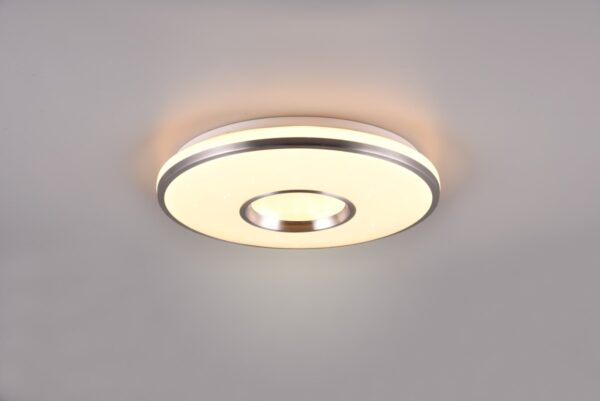 Trio R64401005 Realta LED Stropní svítidlo s ovladačem | RGB | Variabilní | 21W | Kov
