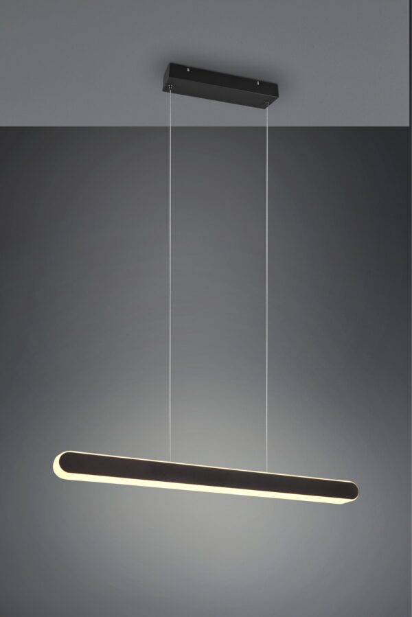 Trio 343310332 Helios LED Lustr | Variabilní | 48W | Černá