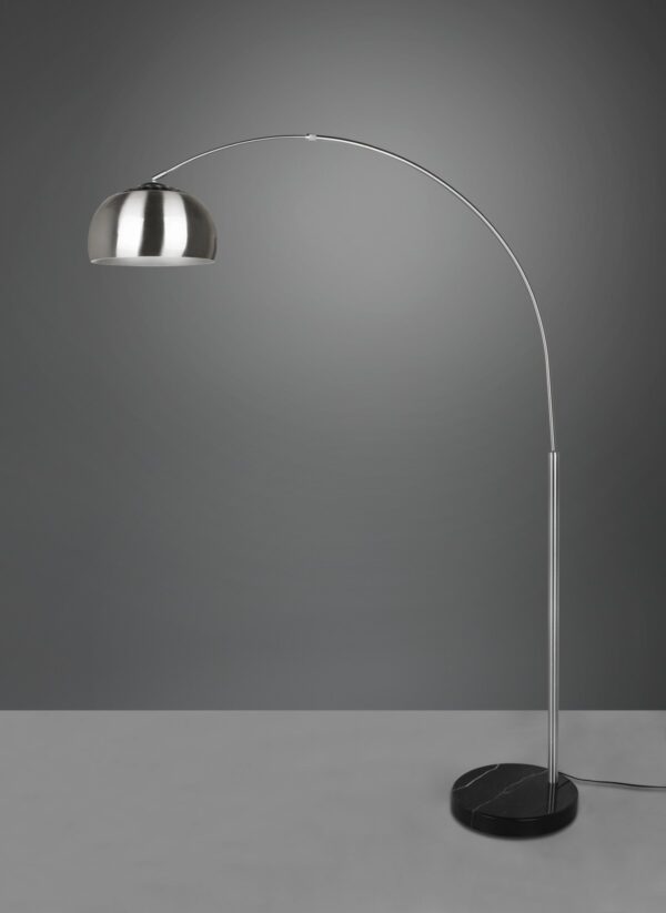 Trio 411700107 Argentina Stojací lampa | E27 | Kov | Nikl
