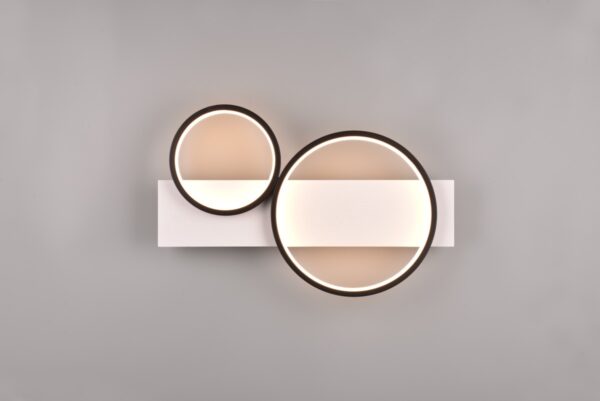 Trio 643810232 Madera LED Přisazené stropní svítidlo | Teplá bílá | 26W | Černá