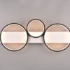 Trio 643810332 Madera LED Přisazené stropní svítidlo | Teplá bílá | 33W | Černá