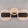 Trio 643810387 Madera LED Přisazené stropní svítidlo | Teplá bílá | 33W | Kov