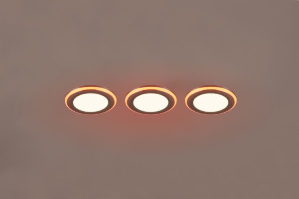 Trio 653610306 Argus LED Bodové svítidlo | RGB | Teplá bílá | 3X4W | Chrom | Kov