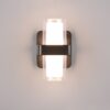 Trio R24266232 Limeira LED Nástěnné venkovní světlo | Teplá bílá | 3,5W | Černá