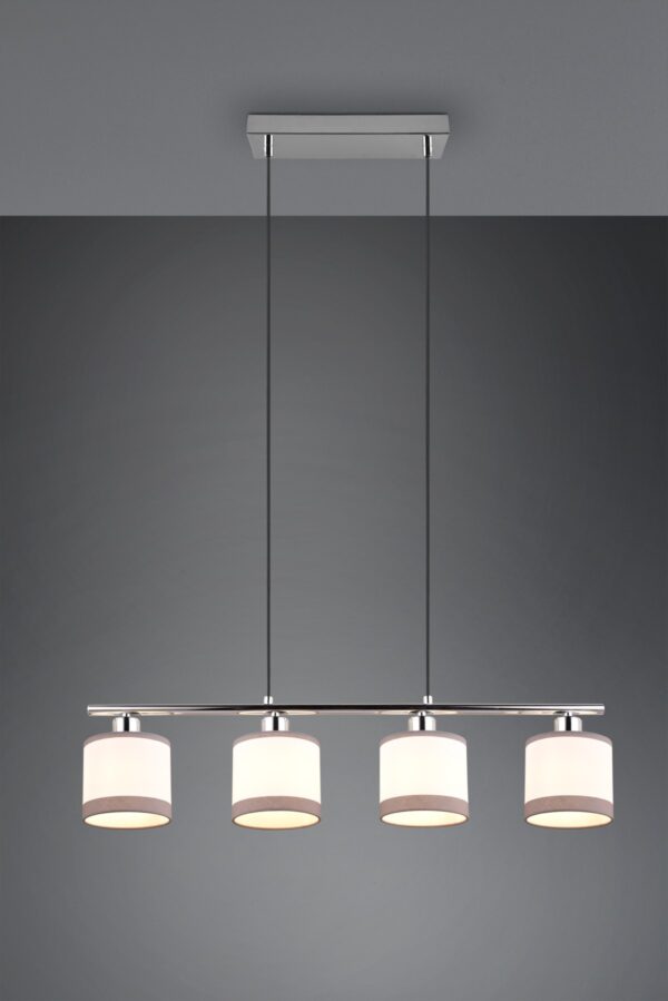 Trio R31554006 Davos Lustr | E14 | Bílá