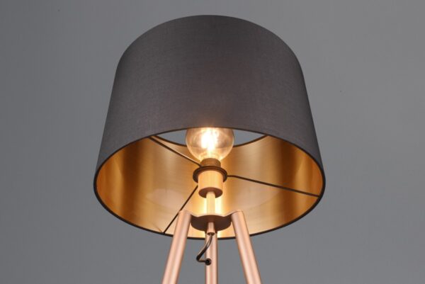 Trio R41561065 Colette Stojací lampa | E27 | Černá