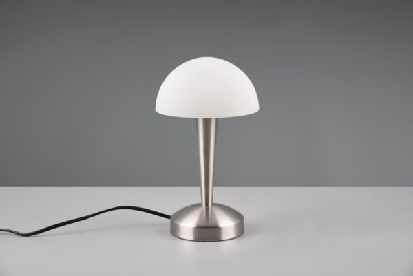 Trio R59561107 Canaria LED Dotyková stolní lampa | Teplá bílá | 4,9W | Kov | Nikl