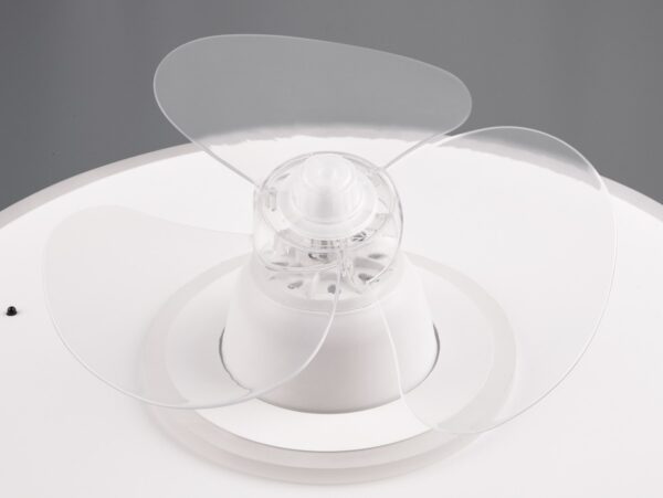 Trio R64133131 LED ventilátor Nybro 1x30W | 3500lm | 2700-6500K | IP20 - WIZ technologie, oscilační funkce, 3 rychlostní stupně, integrovaný stmívač, nastavitelná barva světla, funkce paměti, funkce nočního světla, ovládání dálkovým ovladačem, časový spín