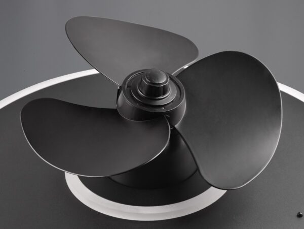 Trio R64133132 LED ventilátor Nybro 1x30W | 3500lm | 2700-6500K | IP20 - WIZ technologie, oscilační funkce, 3 rychlostní stupně, integrovaný stmívač, nastavitelná barva světla, funkce paměti, funkce nočního světla, ovládání dálkovým ovladačem, časový spí