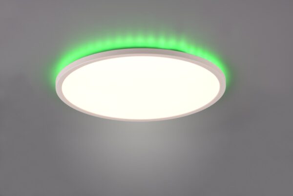 Trio R64371931 Aureo LED Stropní svítidlo s ovladačem | RGB | Variabilní | 30W | Bílá