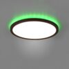 Trio R64371132 Aureo LED Stropní svítidlo s ovladačem | RGB | Variabilní | 18W | Černá