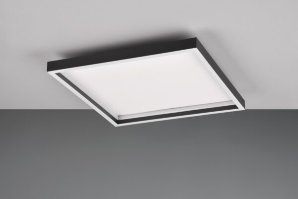 Trio R64502932 Rotonda LED Přisazené stropní svítidlo | Teplá bílá | 20W | Černá