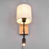 Trio 212879236 Nilam LED Dřevěné nástěnní svítidlo | Teplá bílá | Bílá | 28W,3,1W