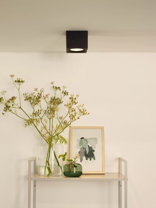 Lucide 09922/12/30 Fedler LED bodové svítidlo | Teplá bílá | 12W | Černá