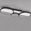 Trio 643810332 Madera LED Přisazené stropní svítidlo | Teplá bílá | 33W | Černá