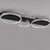 Trio 643810387 Madera LED Přisazené stropní svítidlo | Teplá bílá | 33W | Kov