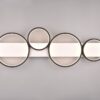 Trio 643810432 Madera LED Přisazené stropní svítidlo | Teplá bílá | 44W | Černá