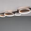 Trio 643810487 Madera LED Přisazené stropní svítidlo | Teplá bílá | 44W | Kov