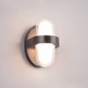 Trio R24256232 Limeira LED Nástěnné venkovní světlo | Teplá bílá | 3,5W | Černá