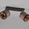 Trio R81552041 Davos Přisazené stropní svítidlo | E14 | Černá
