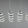 Trio R34184106 Laola LED Lustr | Přírodní bílá | 8W | Chrom | Kov
