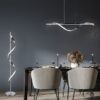 Trio R42201106 Isabel LED Stmívatelná stojací lampa | Přírodní bílá | 21,5W | Chrom | Kov