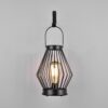 Trio R54046132 Merida LED Solární svítidlo | Teplá bílá | Černá