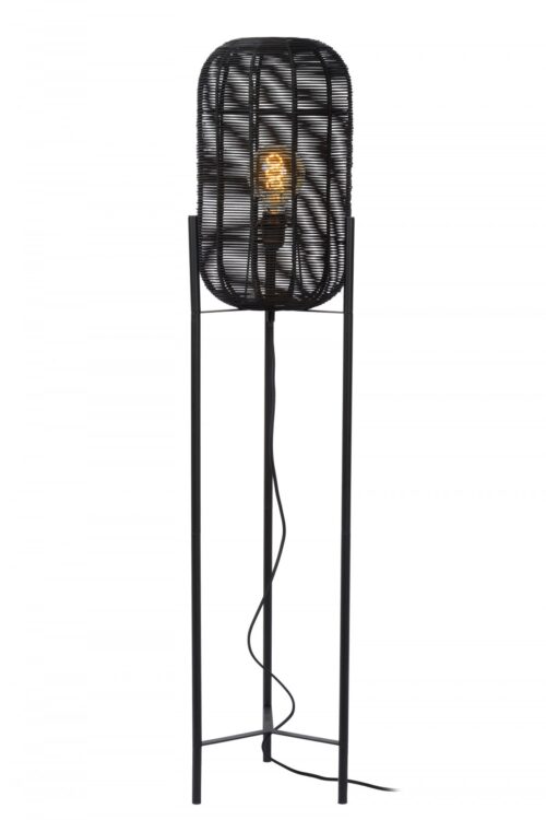 Lucide 03741/01/30 Stojací lampa | E27 | Černá