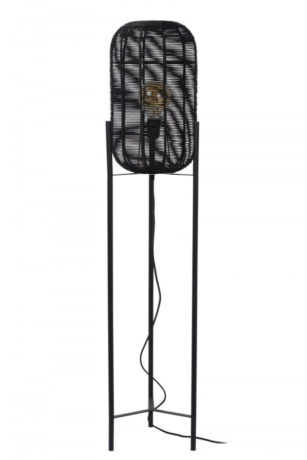 Lucide 03741/01/30 Stojací lampa | E27 | Černá
