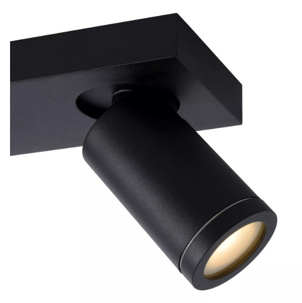 Lucide 09930/15/30 LED bodové svítidlo | Teplá bílá | 3x5W | Černá | 4