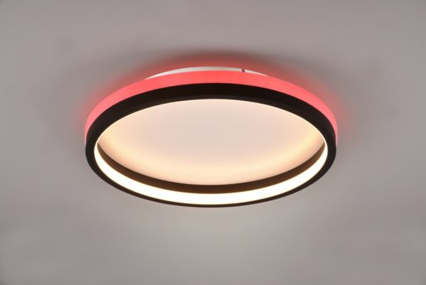 Trio R64282132 Hiko LED Stropní svítidlo s ovladačem | RGB | Variabilní | Černá | 183W