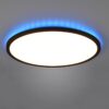 Trio R64371932 Svíttidlo Aureo LED Stropní svítidlo s ovladačem | RGB | Variabilní | 30W | Černá